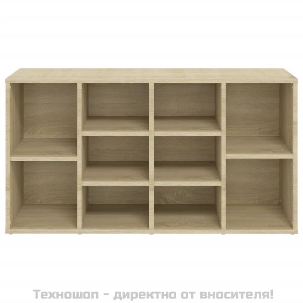 Пейка за обувки, дъб сонома, 103x30x55 см, инженерно дърво