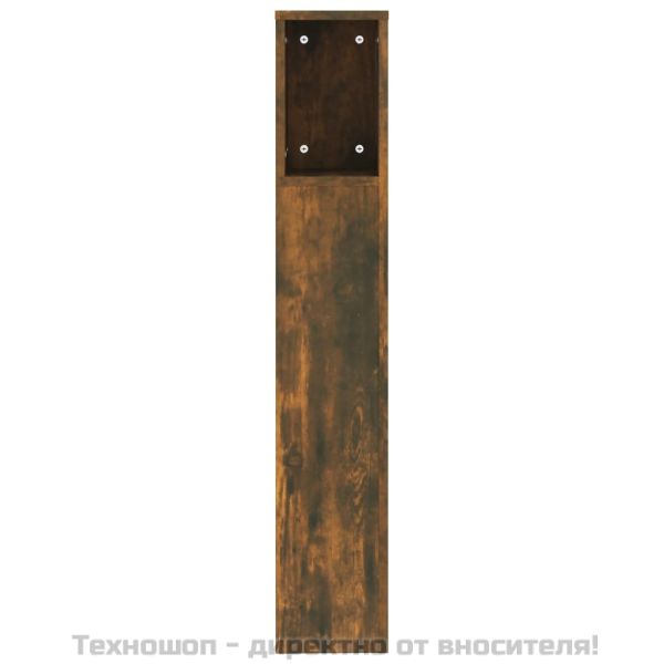 Табла за легло тип шкаф, опушен дъб, 200x18,5x104,5 см