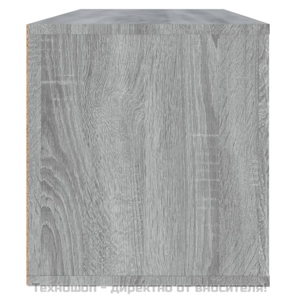 Шкаф за обувки, сив сонома, 100x35x38 см, инженерно дърво