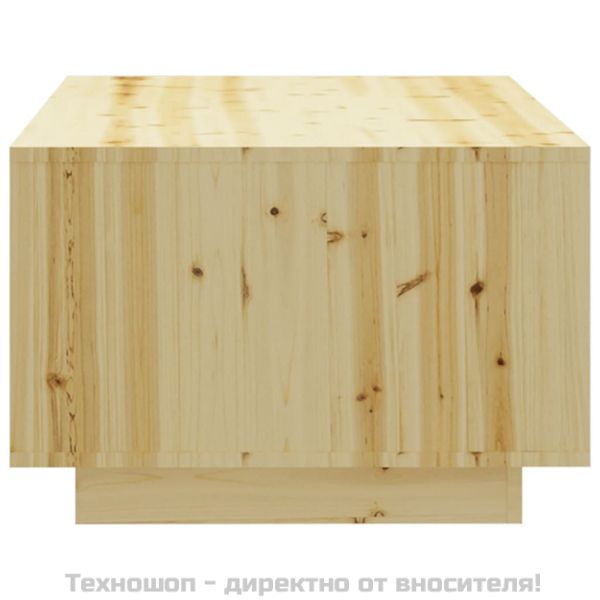 Маса за кафе, 110x50x33,5 см, чамово дърво масив