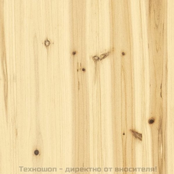 Маса за кафе, 110x50x33,5 см, чамово дърво масив