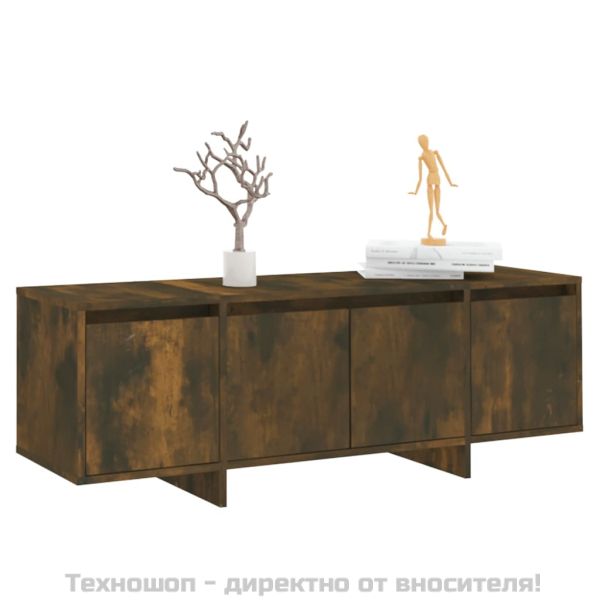 ТB шкаф, опушен дъб, 120x30x40,5 см, инженерно дърво