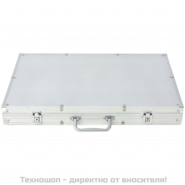 Покер комплект с 1000 чипа, алуминий