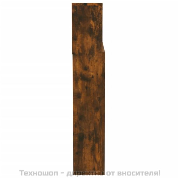 Табла за легло тип шкаф, опушен дъб, 200x19x103,5 см