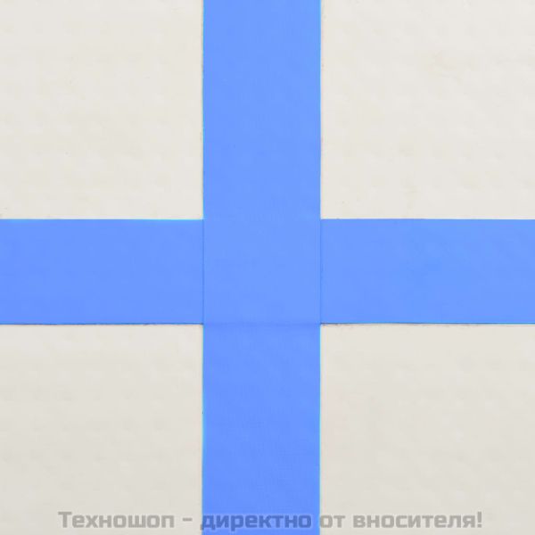 Надуваем дюшек за гимнастика с помпа, 300x100x15 см, PVC, син