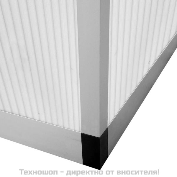 Подсилена алуминиева оранжерия с опорна рамка 6,05 м²