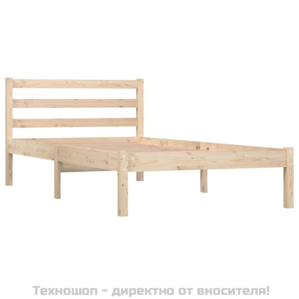 Рамка за легло, бор масив, 90x190 см, Single