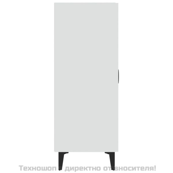Сайдборд, бял, 70x34x90 см, инженерно дърво