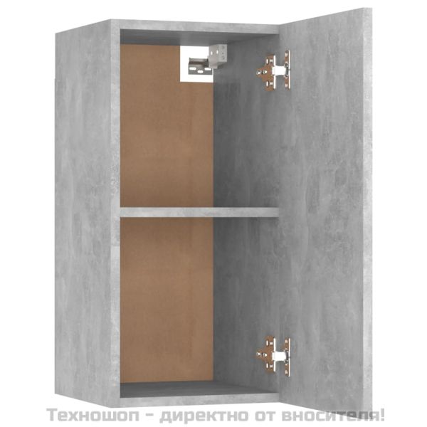 ТВ шкаф, бетонно сив, 30,5x30x60 см, инженерно дърво