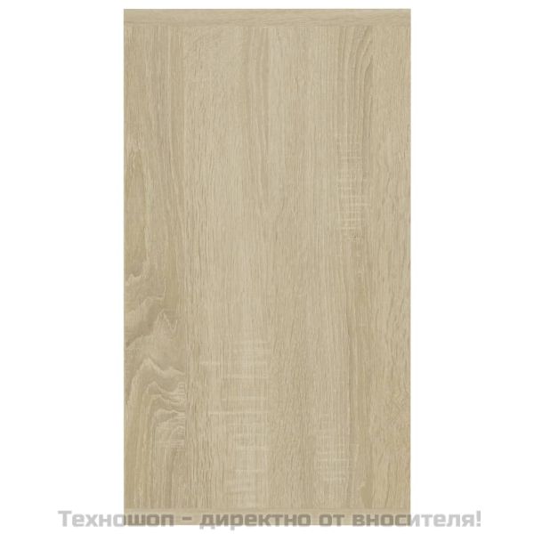 Библиотека/бюфет, дъб сонома, 66x30x98 см, инженерно дърво