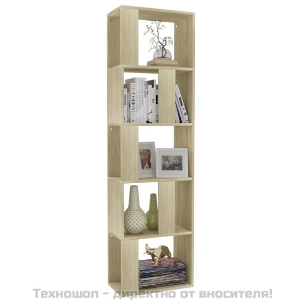 Разделител за стая, дъб сонома, 45x24x159 см, инженерно дърво