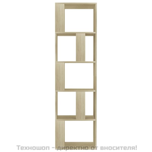 Разделител за стая, дъб сонома, 45x24x159 см, инженерно дърво