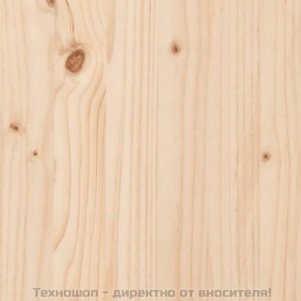 Поставка за монитор, 100x24x13 см, бор масив