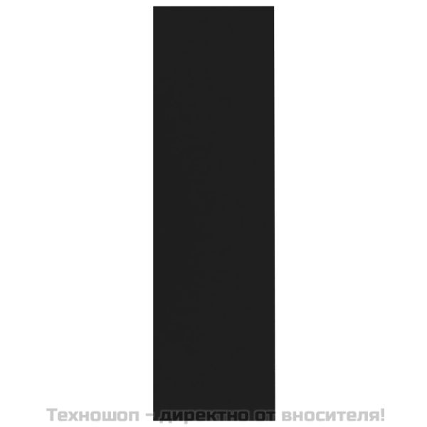 Библиотека, черна, 97,5x29,5x100 см, инженерно дърво