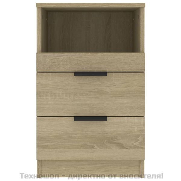 Нощно шкафче, дъб сонома, инженерно дърво