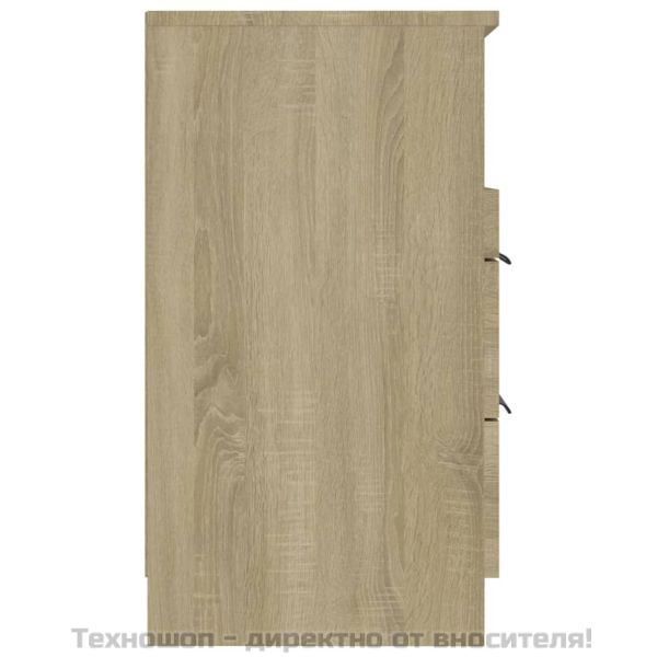 Нощно шкафче, дъб сонома, инженерно дърво