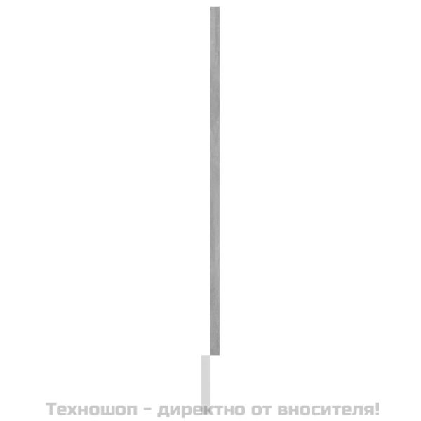 Панел за съдомиялна машина "Lyon", бетонно сив, 59,5x3x67 см, инженерно дърво