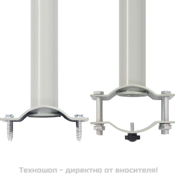 Прибираща се дворна странична тента, 80x300 см, черна