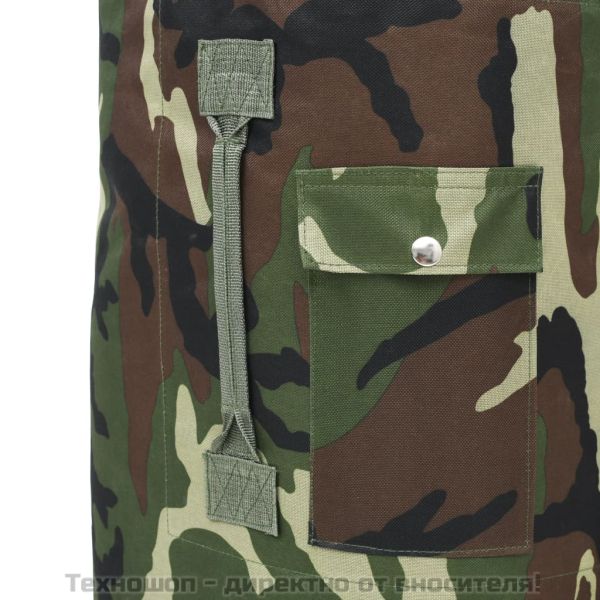 Мешка, войнишки стил, 85 л, камуфлажна