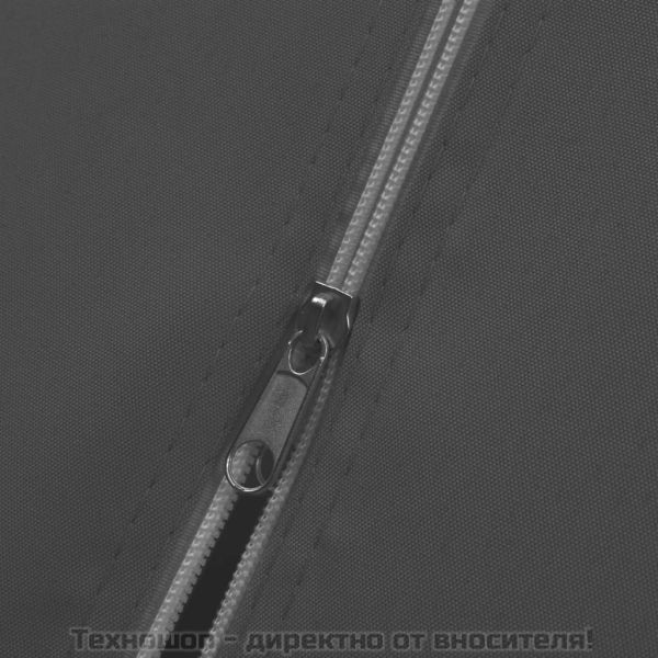 Градинска шатра павилион със завеси, шестоъгълна, 360x265 см