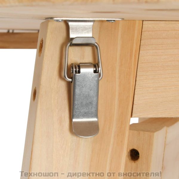 Сгъваема бар маса, 78 см, чамова дървесина