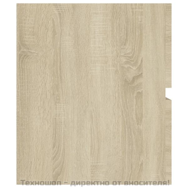 Долен шкаф за мивка, дъб сонома, 100x38,5x45см, инженерно дърво