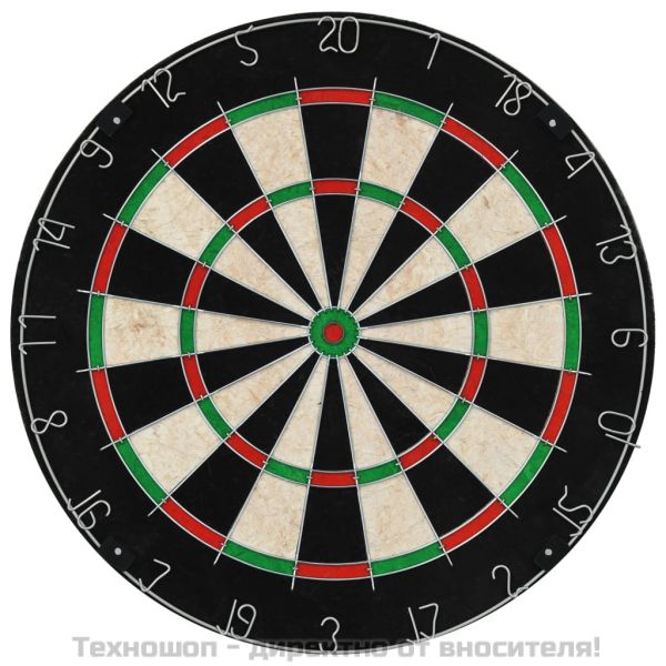 Професионална мишена за дартс от сизал с 6 стрелички