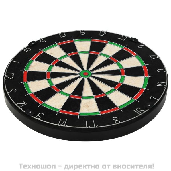 Професионална мишена за дартс от сизал с 6 стрелички