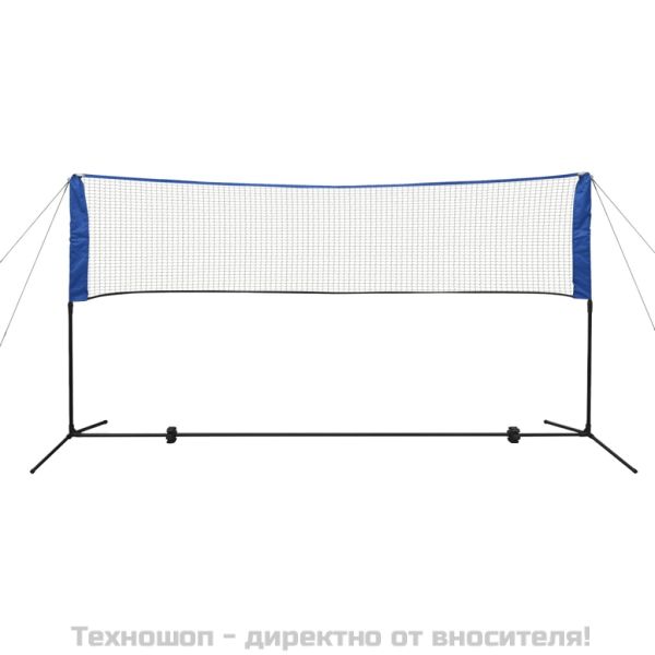 VidaXL Бадминтон мрежа с перца, 300x155 cм