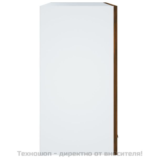 Висящ стъклен шкаф "Lyon", опушен дъб, 60x31x60 см, инженерно дърво