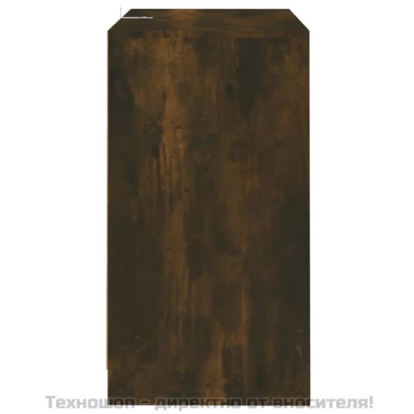 Сайдборд, опушен дъб, 70x41x75 см, инженерно дърво