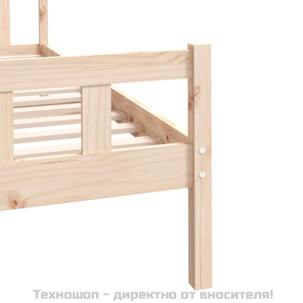 Рамка за легло, масивно дърво, 100х200 см