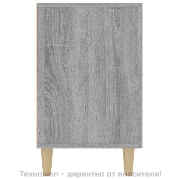 Сайдборд, Сив сонома, 100x36x60 см, инженерно дърво