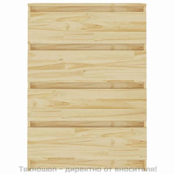 Страничен шкаф, 60x36x84 см, бор масив