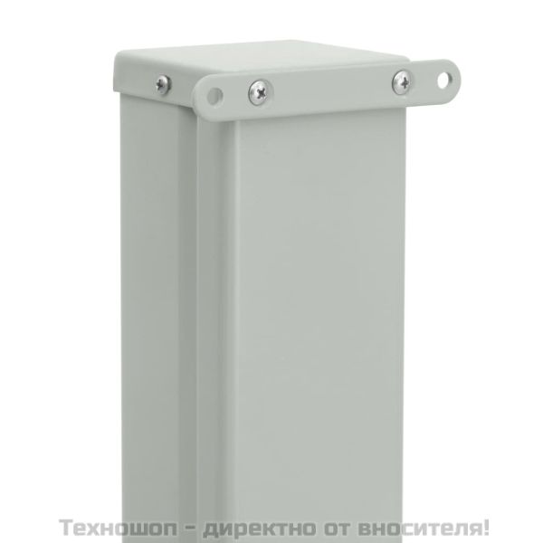 Прибираща се странична тента, 100x500 см, черна