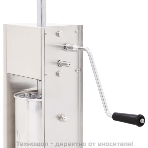 Ръчна пълначка за наденици, сребриста, 3 л, неръждаема стомана