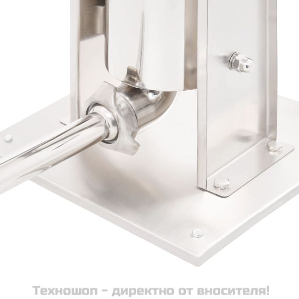 Ръчна пълначка за наденици, сребриста, 3 л, неръждаема стомана