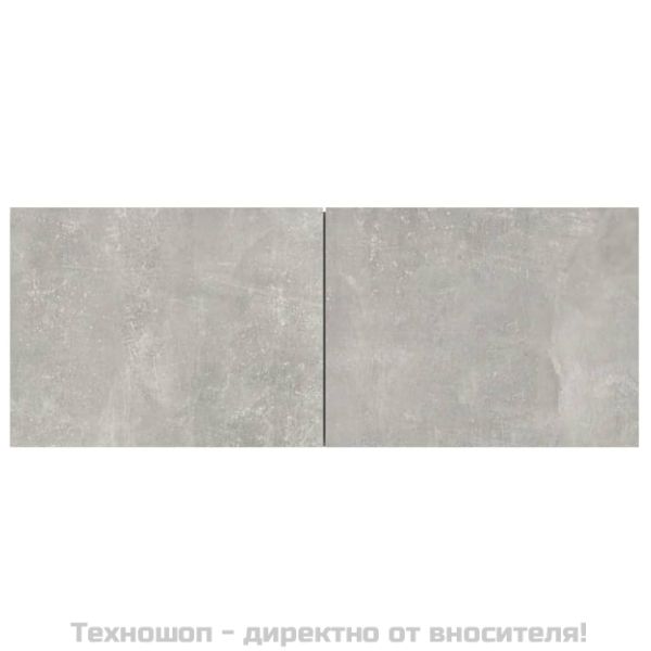 ТВ шкафове 2 бр бетонно сиви 80x30x30 см инженерно дърво