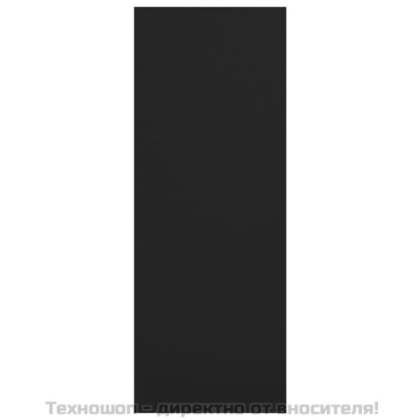 Конзолна маса, черна, 78x30x80 см, инженерно дърво