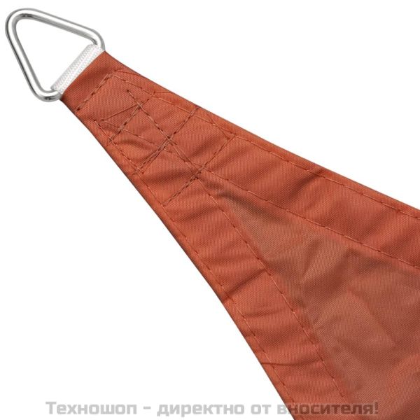Сенник-платно от "Оксфорд" текстил, 3,6x3,6 м, цвят теракота