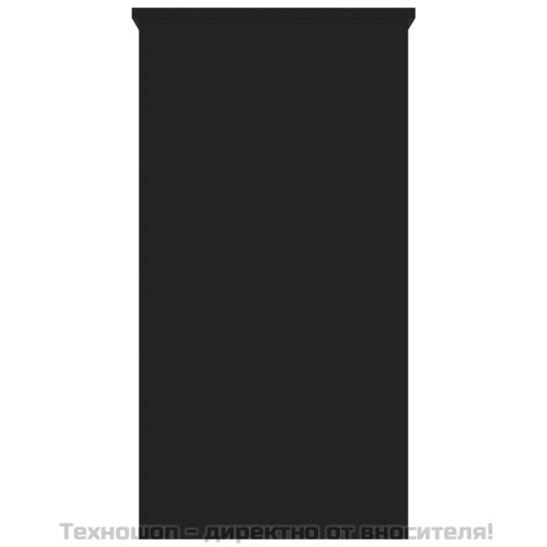 Бюро, черно, 80x40x75 см, инженерно дърво