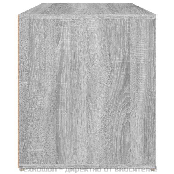 Пейка за антре, 80x40x45 см, сив сонома, инженерно дърво