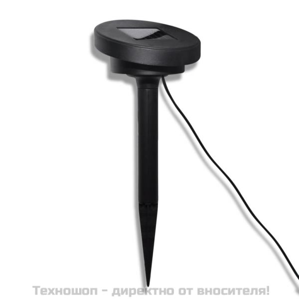 Соларни сферични LED градински лампи с анкери и соларен панел