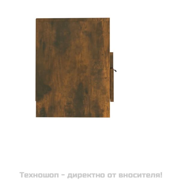 ТВ шкаф, oпушен дъб, 150x33,5x45 см, инженерно дърво