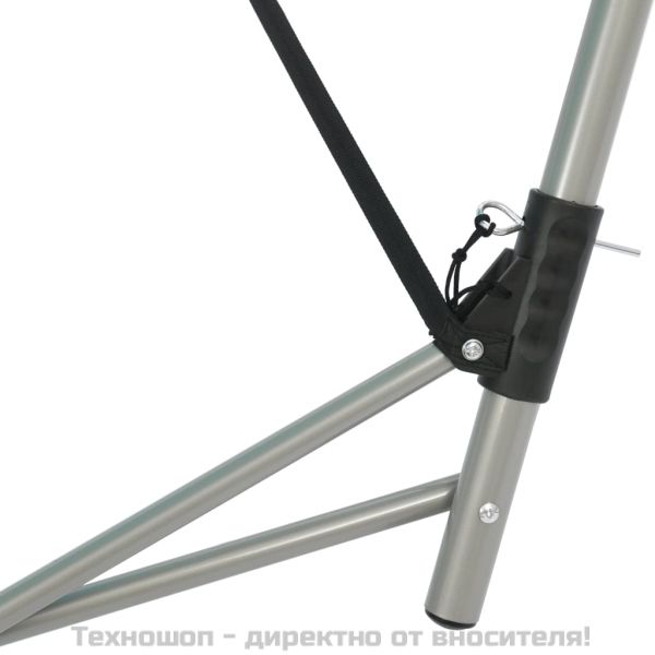 Хамак със сгъваема стойка, син