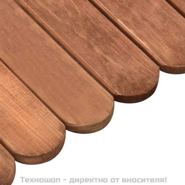 Палисади за градина, кафяви, 120 см, импрегниран бор