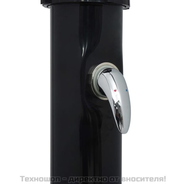 Соларен душ, черен, 214 см, 20 л