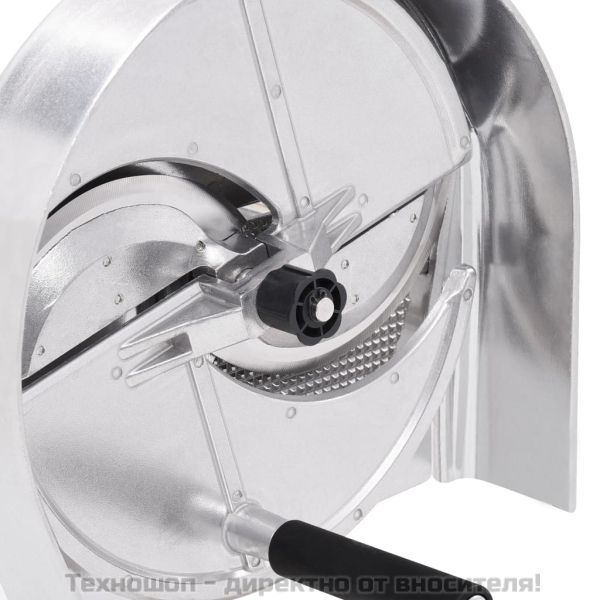 Ръчна резачка за зеленчуци, сребриста, 22x44,5 см, алуминий