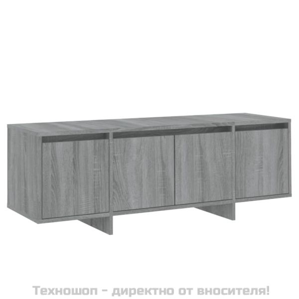 ТB шкаф, сив сонома, 120x30x40,5 см, инженерно дърво
