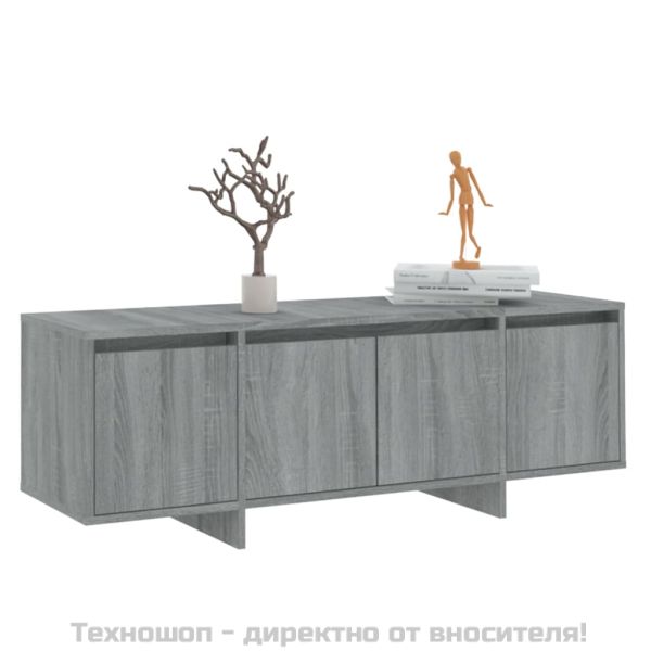ТB шкаф, сив сонома, 120x30x40,5 см, инженерно дърво